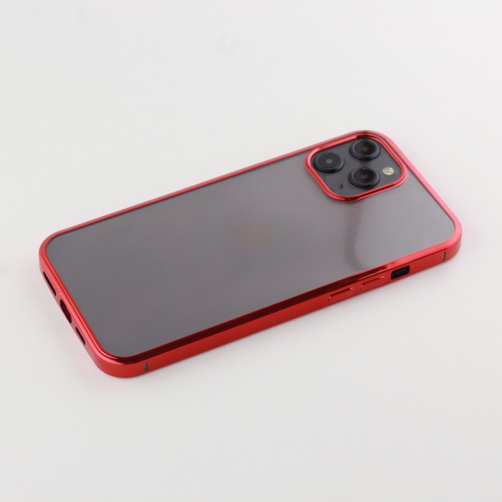 Coque iPhone 12 Pro Max - Electroplate - Rouge