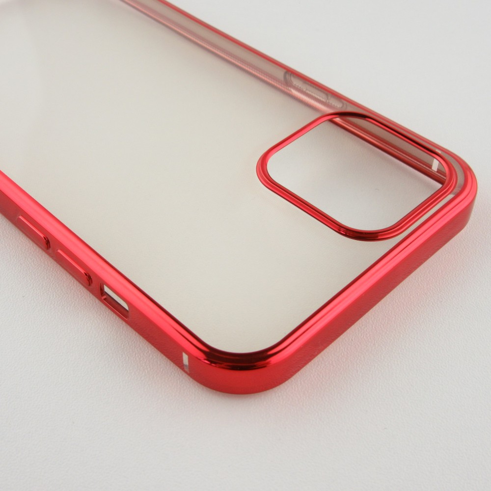 Coque iPhone 12 Pro Max - Electroplate - Rouge