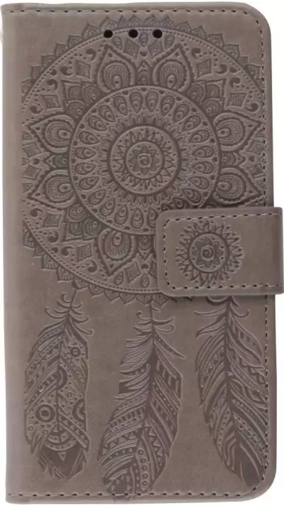 Coque Samsung Galaxy S21+ 5G - Flip Dreamcatcher - Gris
