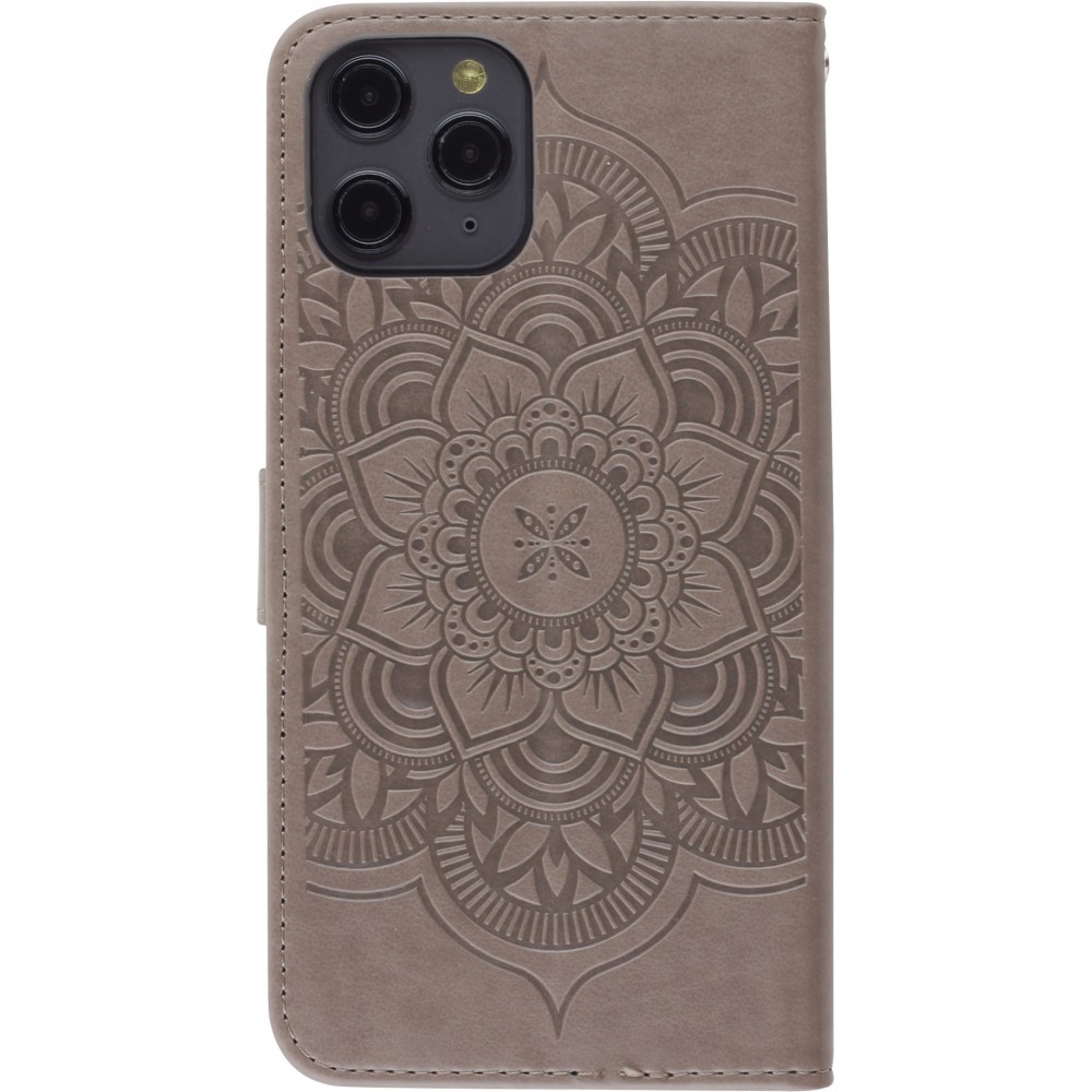 Coque Samsung Galaxy S21 5G - Flip Dreamcatcher - Gris