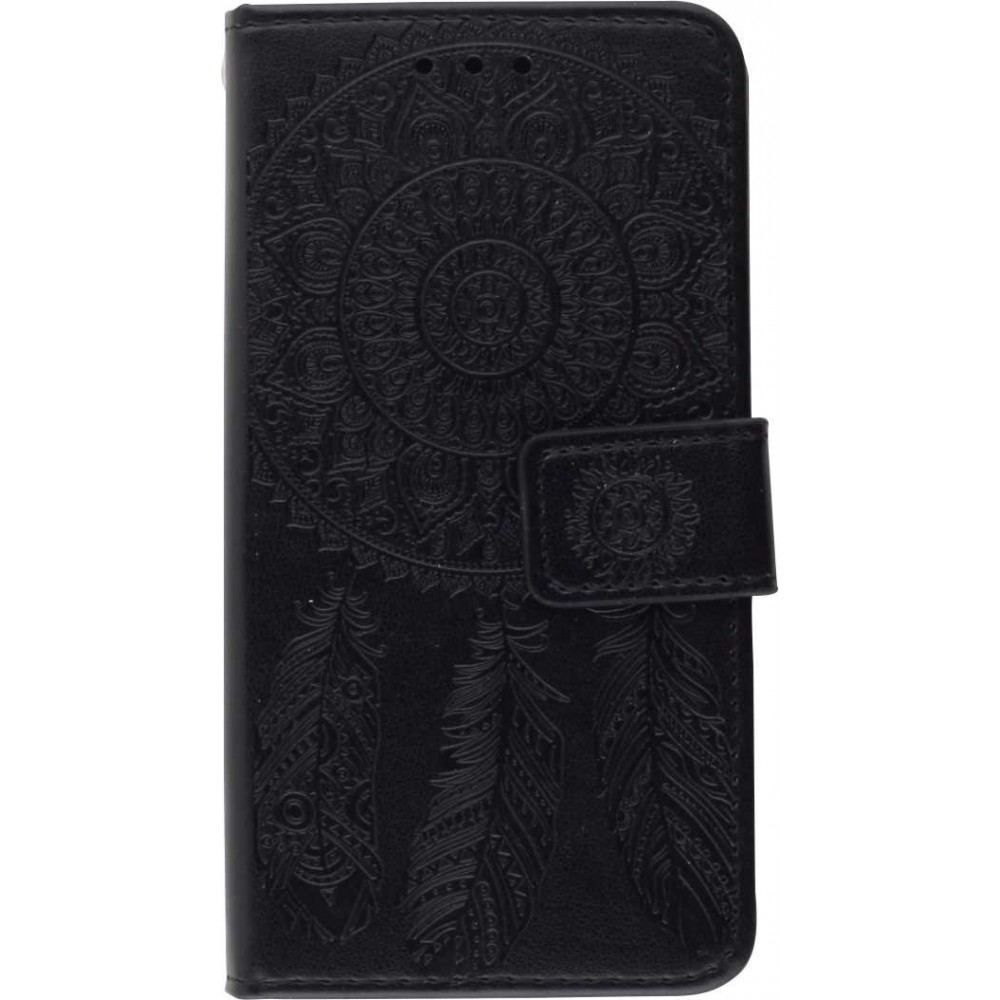 Coque Samsung Galaxy S21 5G - Flip Dreamcatcher - Noir