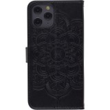 Coque iPhone 12 Pro Max - Flip Dreamcatcher - Noir