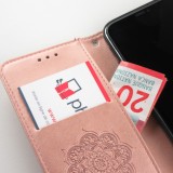 Coque iPhone 12 Pro Max - Flip Dreamcatcher - Rose clair