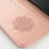 Coque iPhone 12 Pro Max - Flip Dreamcatcher - Rose clair