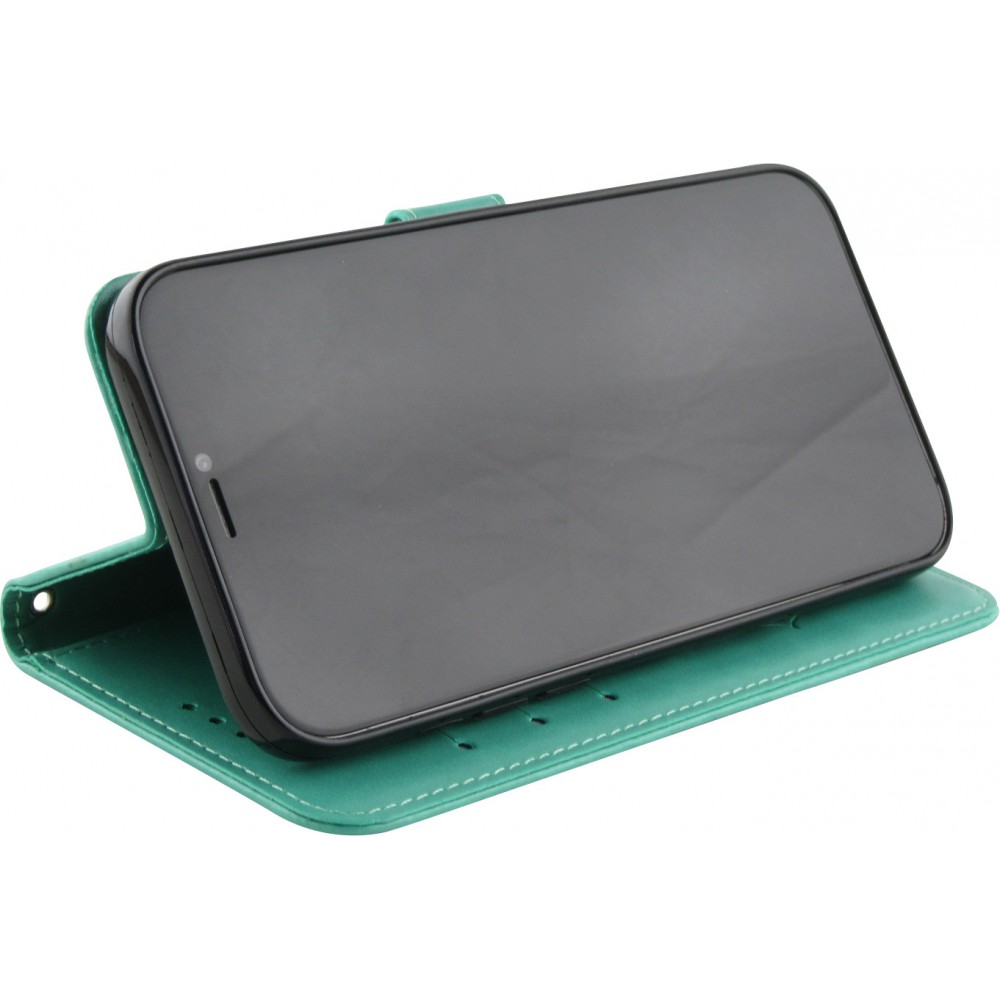 Coque iPhone 12 Pro Max - Flip Dreamcatcher - Vert menthe