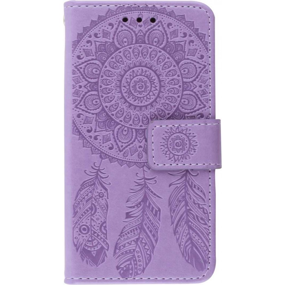 Coque iPhone 12 Pro Max - Flip Dreamcatcher - Violet