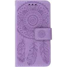 Hülle Samsung Galaxy S21 5G - Flip Dreamcatcher - Violett
