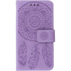 Hülle Samsung Galaxy S21+ 5G - Flip Dreamcatcher - Violett