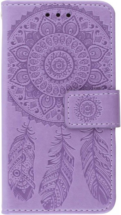 Coque Samsung Galaxy S21 5G - Flip Dreamcatcher - Violet