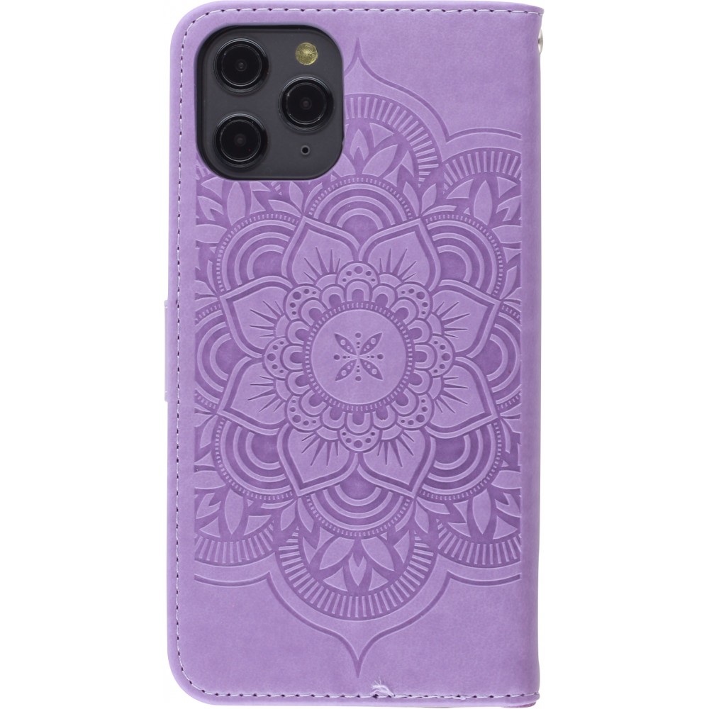 Hülle Samsung Galaxy S21 5G - Flip Dreamcatcher - Violett