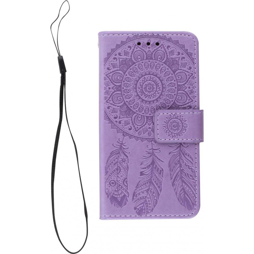 Coque Samsung Galaxy S21 Ultra 5G - Flip Dreamcatcher - Violet