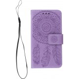 Hülle Samsung Galaxy S21 Ultra 5G - Flip Dreamcatcher - Violett