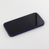 Hülle iPhone 12 Pro Max - Silikon Mat dunkelblau