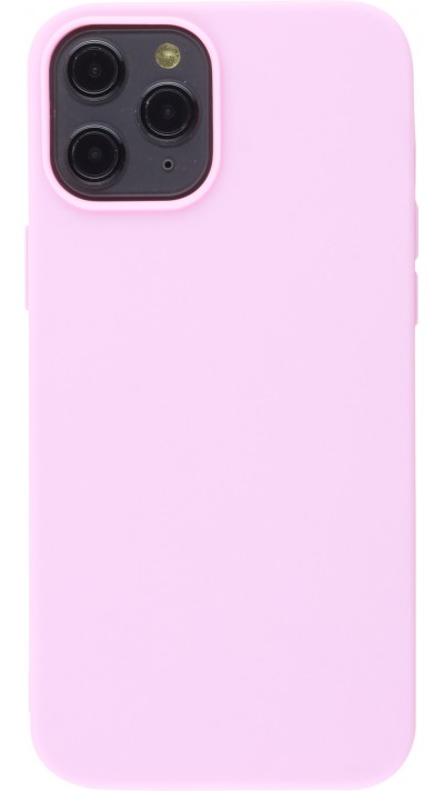 Coque iPhone 12 Pro Max - Silicone Mat - Rose foncé