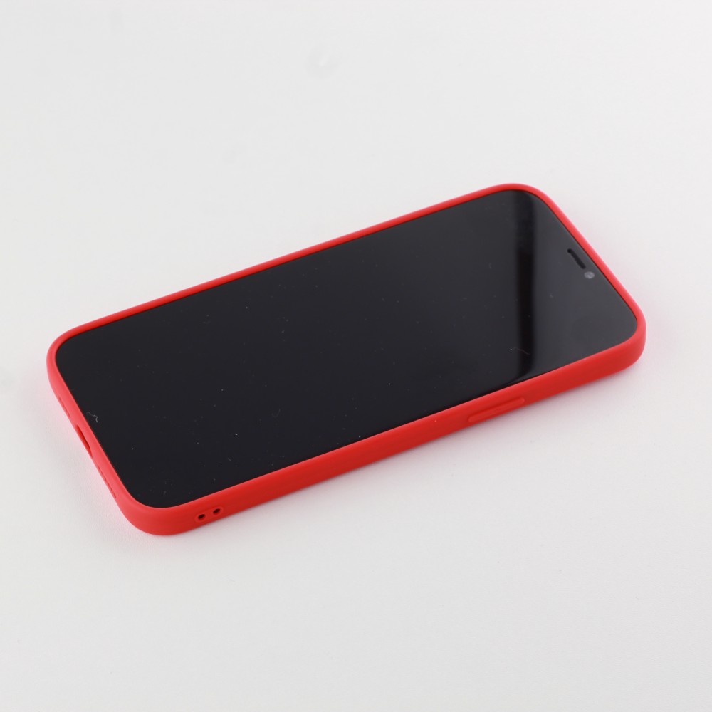 Coque iPhone 12 Pro Max - Silicone Mat - Rouge