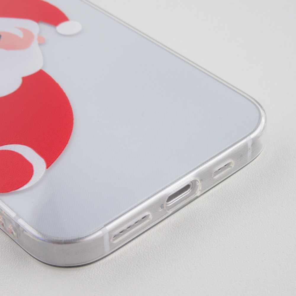 Coque iPhone 12 Pro Max - Gel transparent Noël santa