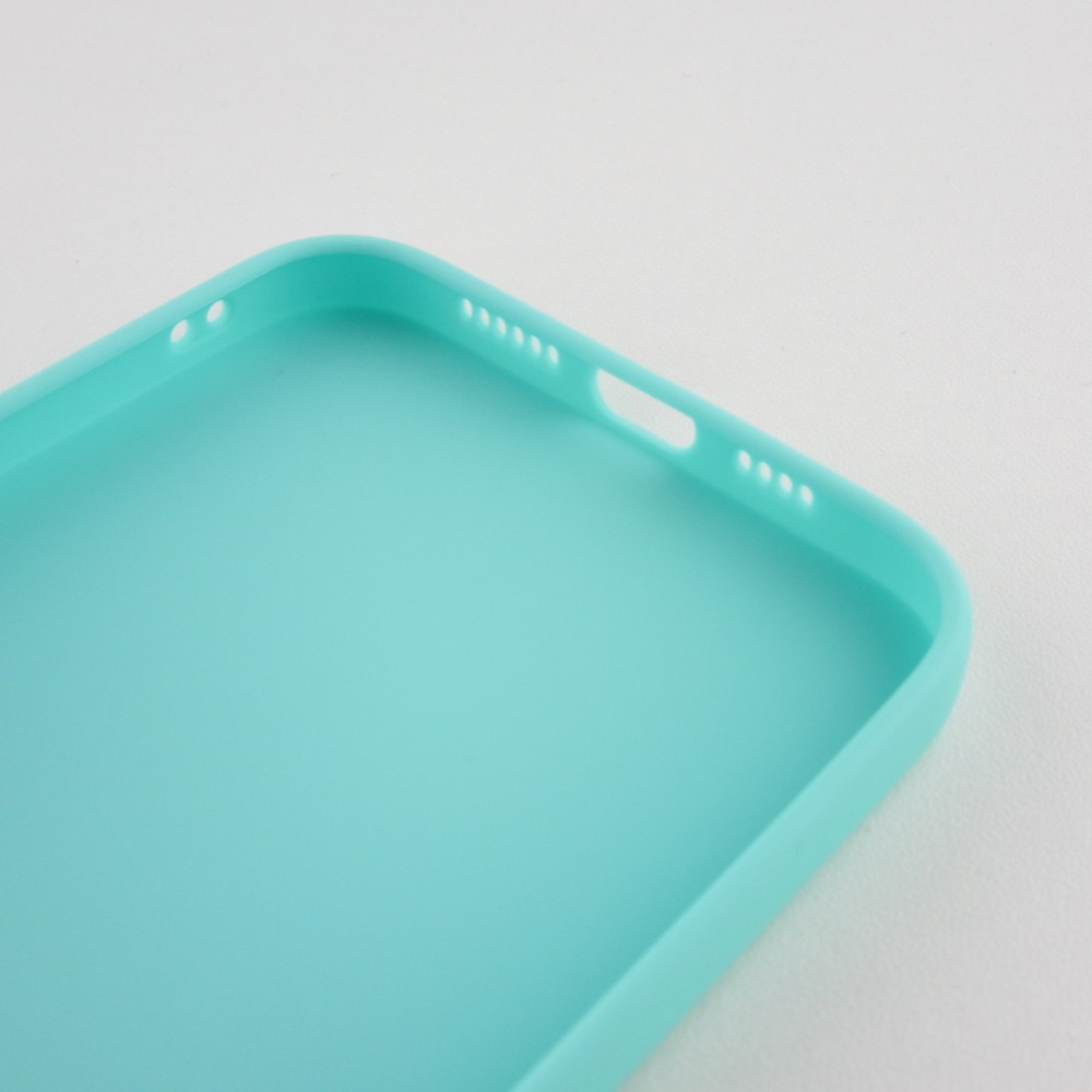 Coque iPhone 12 Pro Max - Silicone Mat - Turquoise