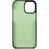 Coque iPhone 12 Pro Max - NOPAAL cuir de cactus vegan vert pampa