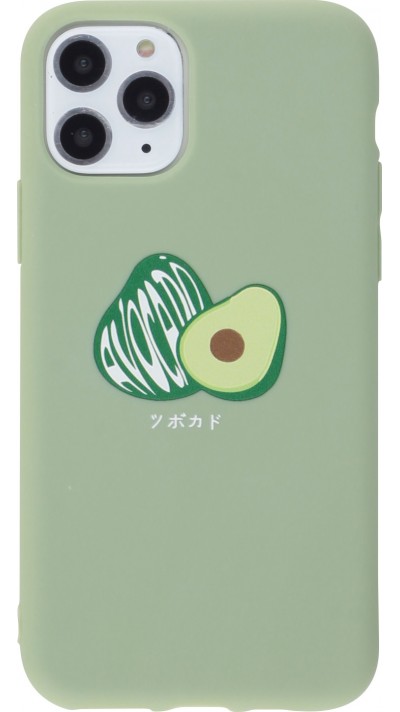 Hülle iPhone 12 Pro Max - Silikonmatte Avocado Einz