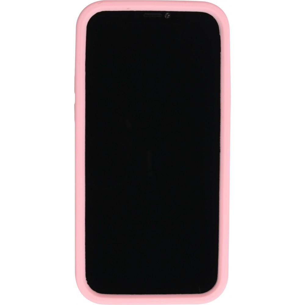 Coque iPhone 12 Pro Max - Silicone jeu éclate bulles anti-stress - Rose