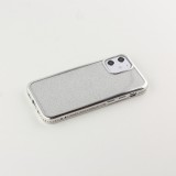 Coque iPhone 12 / 12 Pro - Bumper Diamond strass - Argent