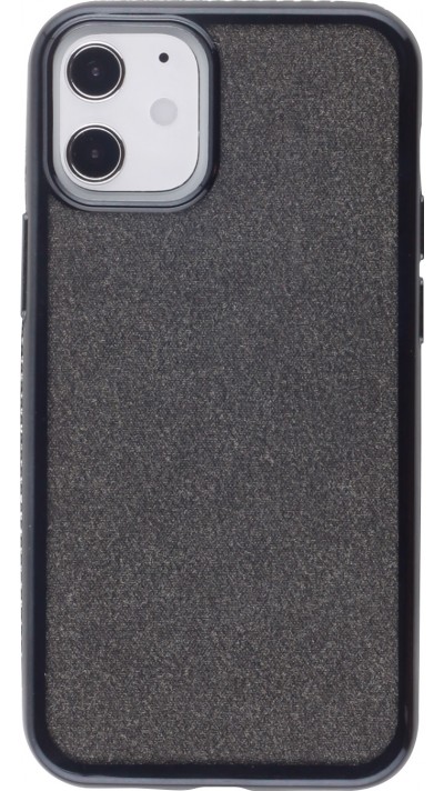 Hülle iPhone 12 mini - Bumper Diamond strass - Schwarz