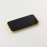 Hülle iPhone 12 mini - Bumper Diamond strass - Gold