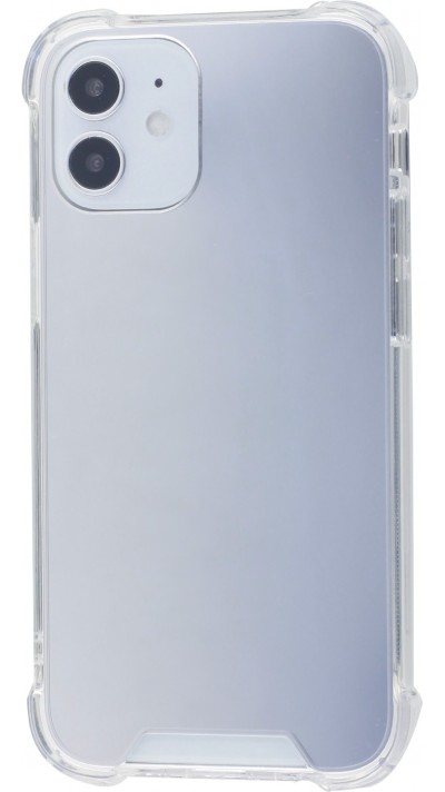 Coque iPhone 12 mini - Bumper Miroir - Argent