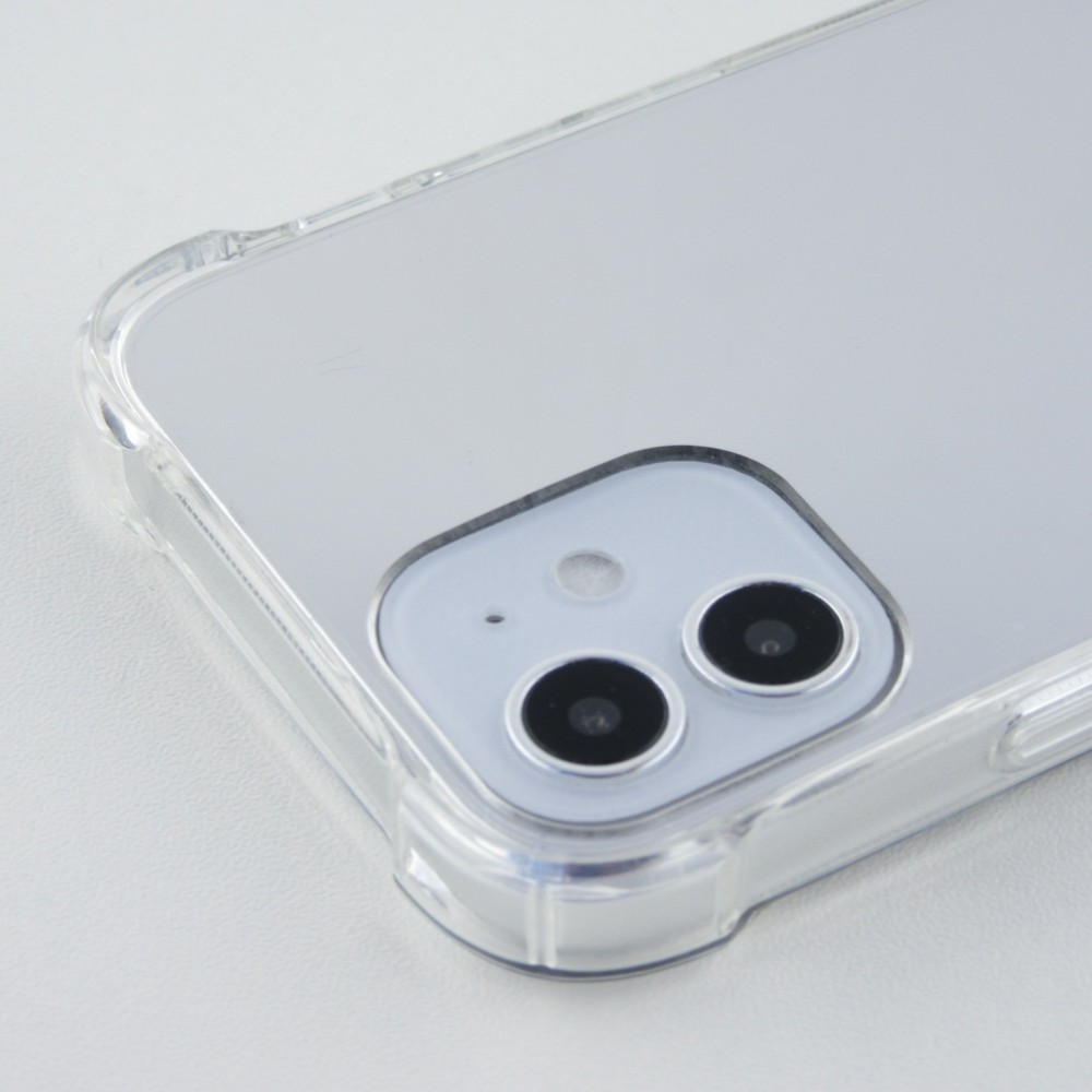 Coque iPhone 12 mini - Bumper Miroir - Argent