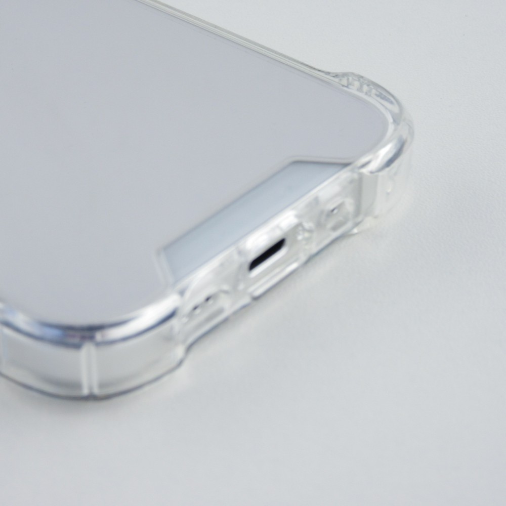 Coque iPhone 12 mini - Bumper Miroir - Argent