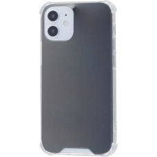 Coque iPhone 12 mini - Bumper Miroir - Noir