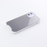 Coque iPhone 12 mini - Bumper Miroir - Noir