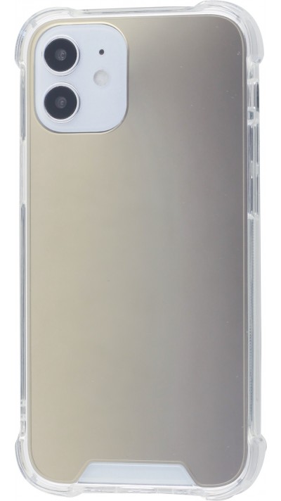 Coque iPhone 12 mini - Bumper Miroir - Or