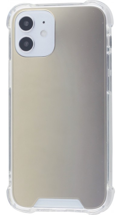 Coque iPhone 12 mini - Bumper Miroir - Or