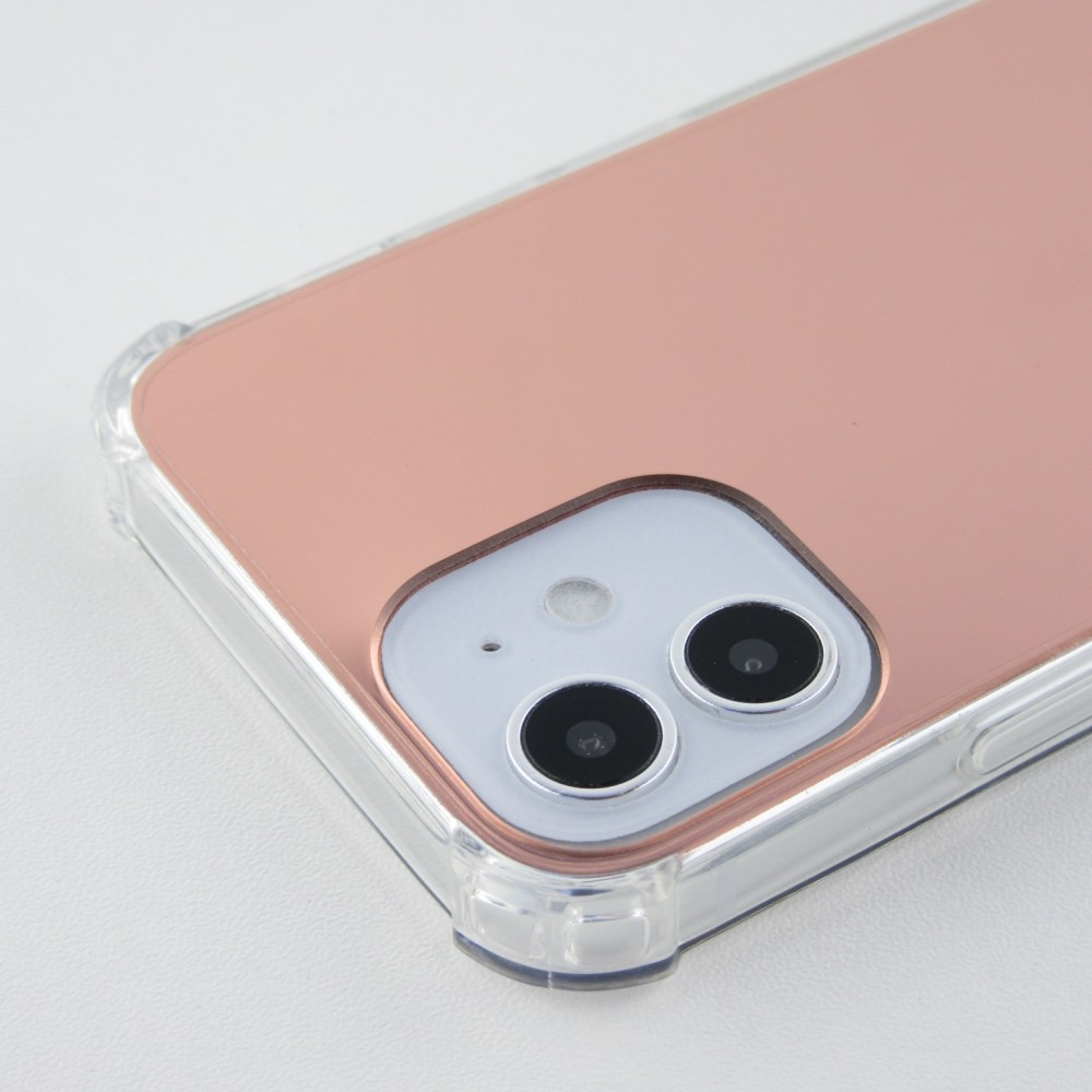 Hülle iPhone 12 mini - Bumper Spiegel - Rosa