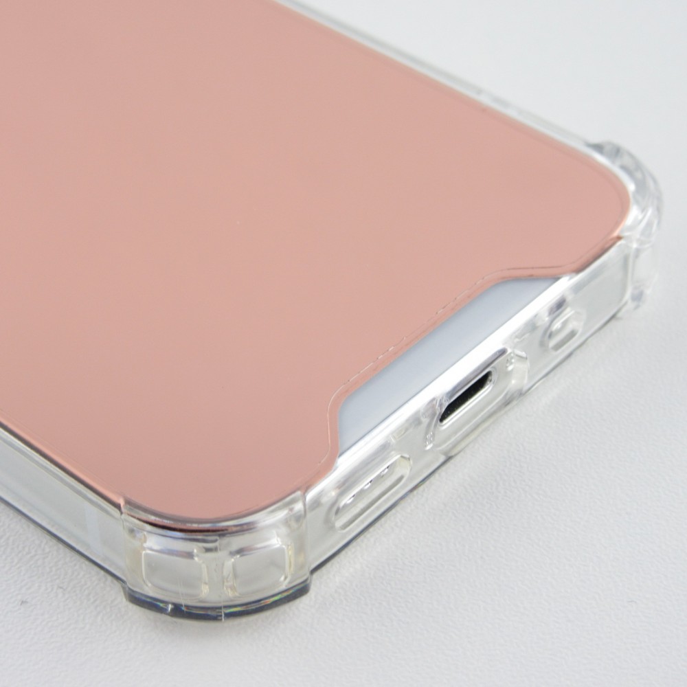Coque iPhone 12 mini - Bumper Miroir - Rose