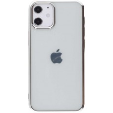 Coque iPhone 12 mini - Electroplate - Argent