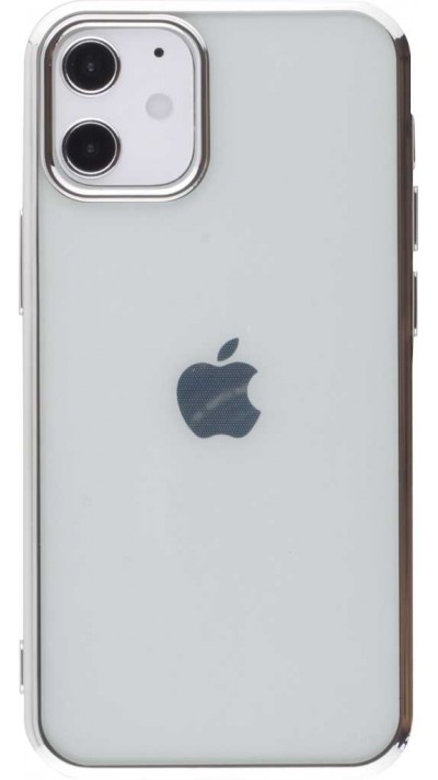Coque iPhone 12 / 12 Pro - Electroplate - Argent