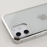 Coque iPhone 12 mini - Electroplate - Argent