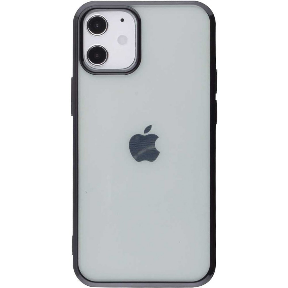 Coque iPhone 12 mini - Electroplate - Noir