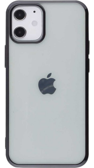 Coque iPhone 12 mini - Electroplate - Noir