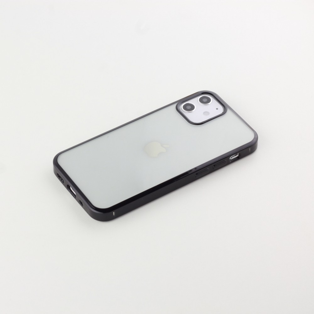 Coque iPhone 12 mini - Electroplate - Noir