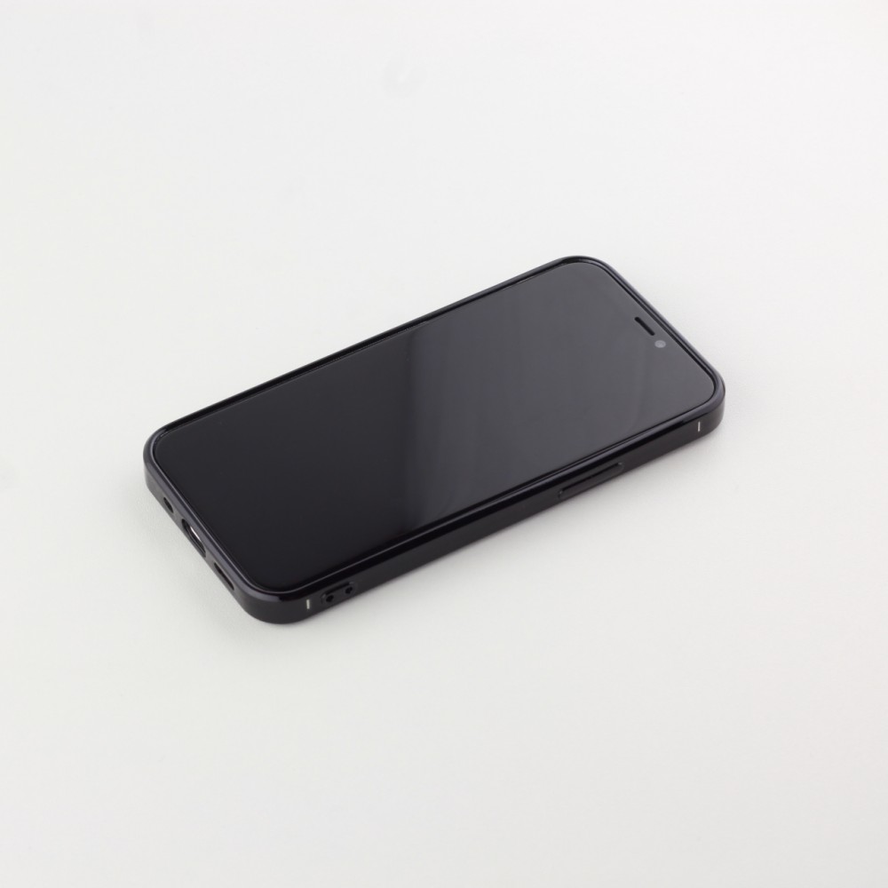 Hülle iPhone 12 mini - Electroplate - Schwarz