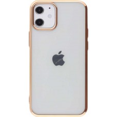Coque iPhone 12 mini - Electroplate - Or