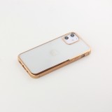 Coque iPhone 12 / 12 Pro - Electroplate - Or