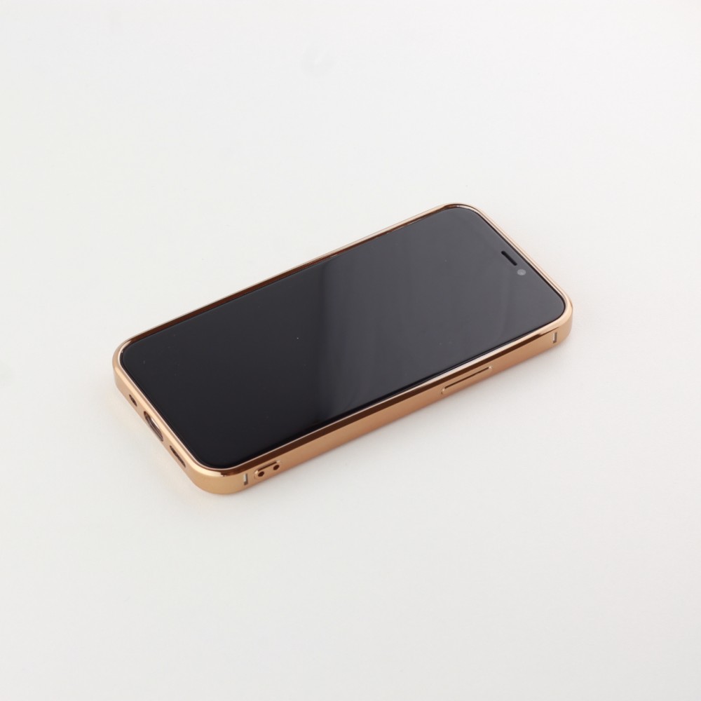 Coque iPhone 12 / 12 Pro - Electroplate - Or