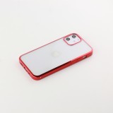 Coque iPhone 12 / 12 Pro - Electroplate - Rouge