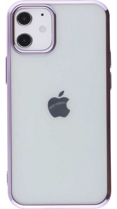 Coque iPhone 12 / 12 Pro - Electroplate - Violet