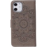 Coque iPhone 12 / 12 Pro - Flip Dreamcatcher - Gris