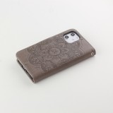 Coque iPhone 12 / 12 Pro - Flip Dreamcatcher - Gris